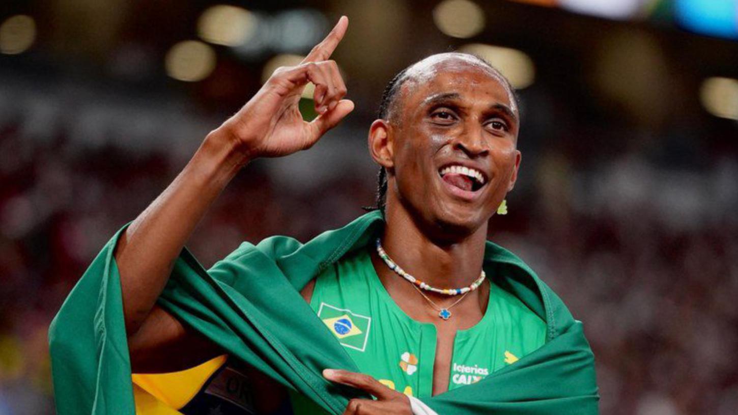 Alison Santos conquista medalha de prata no Mundial de Atletismo