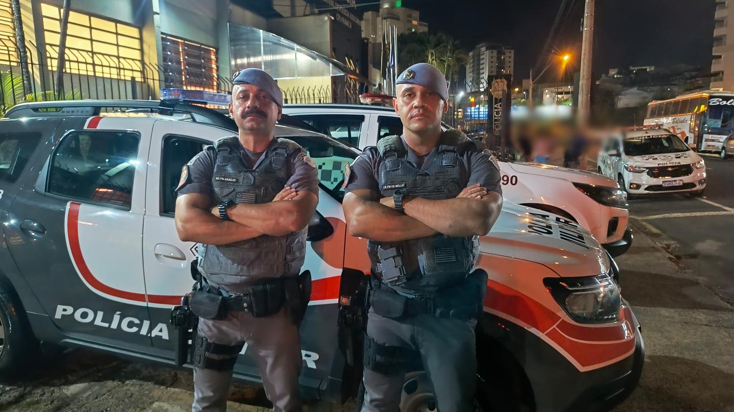 Agressor é capturado por policiais militares em Cristais Paulista