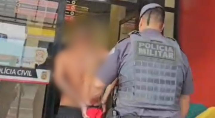 PM captura homem condenado por roubo na saída de clube