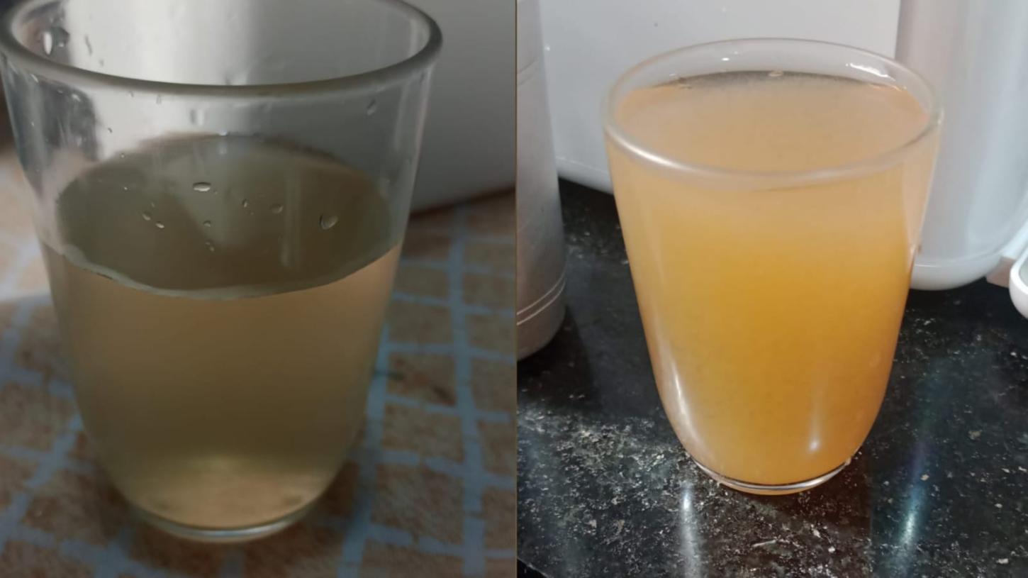 Moradores do Aeroporto relatam mudança na coloração da água