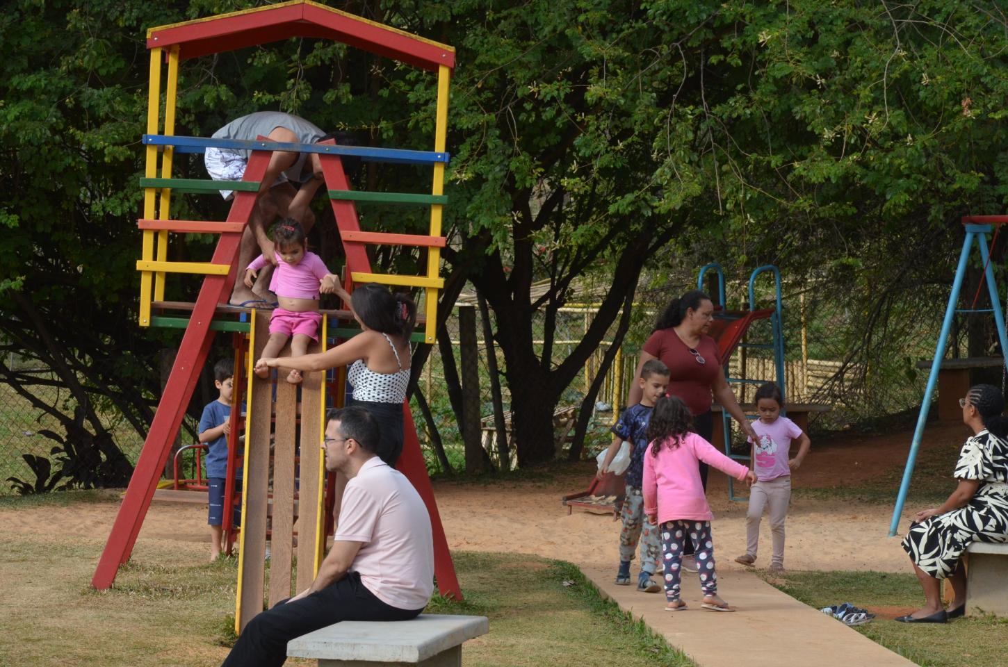 Parques municipais recebem atividades para as crianças