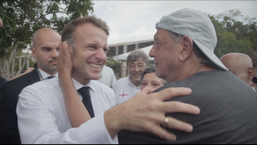 Francanos se reúnem com presidente da França na COP 30 em Belém