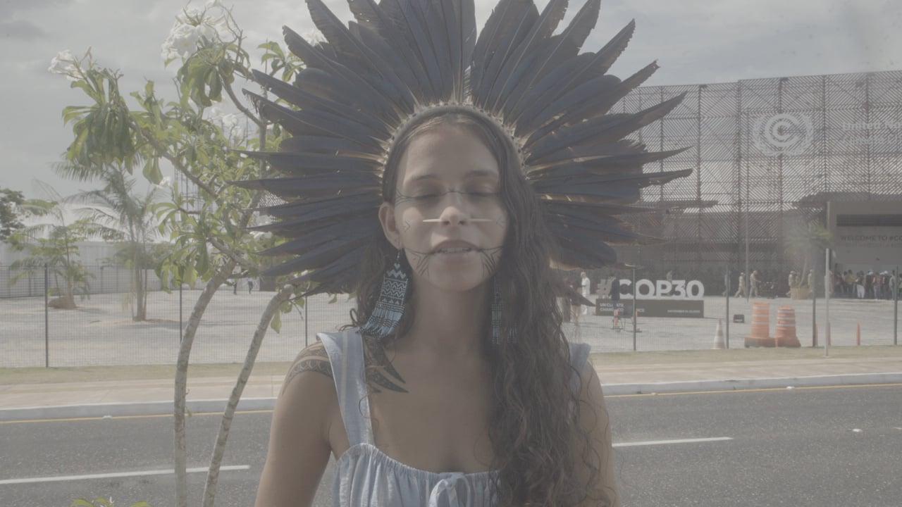 Com indígena, francanos produzem documentário sobre a COP 30
