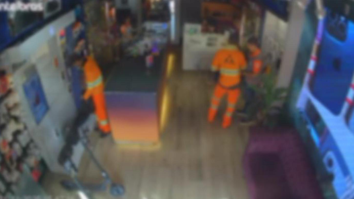 Polícia tenta identificar criminosos que assaltaram loja de importados