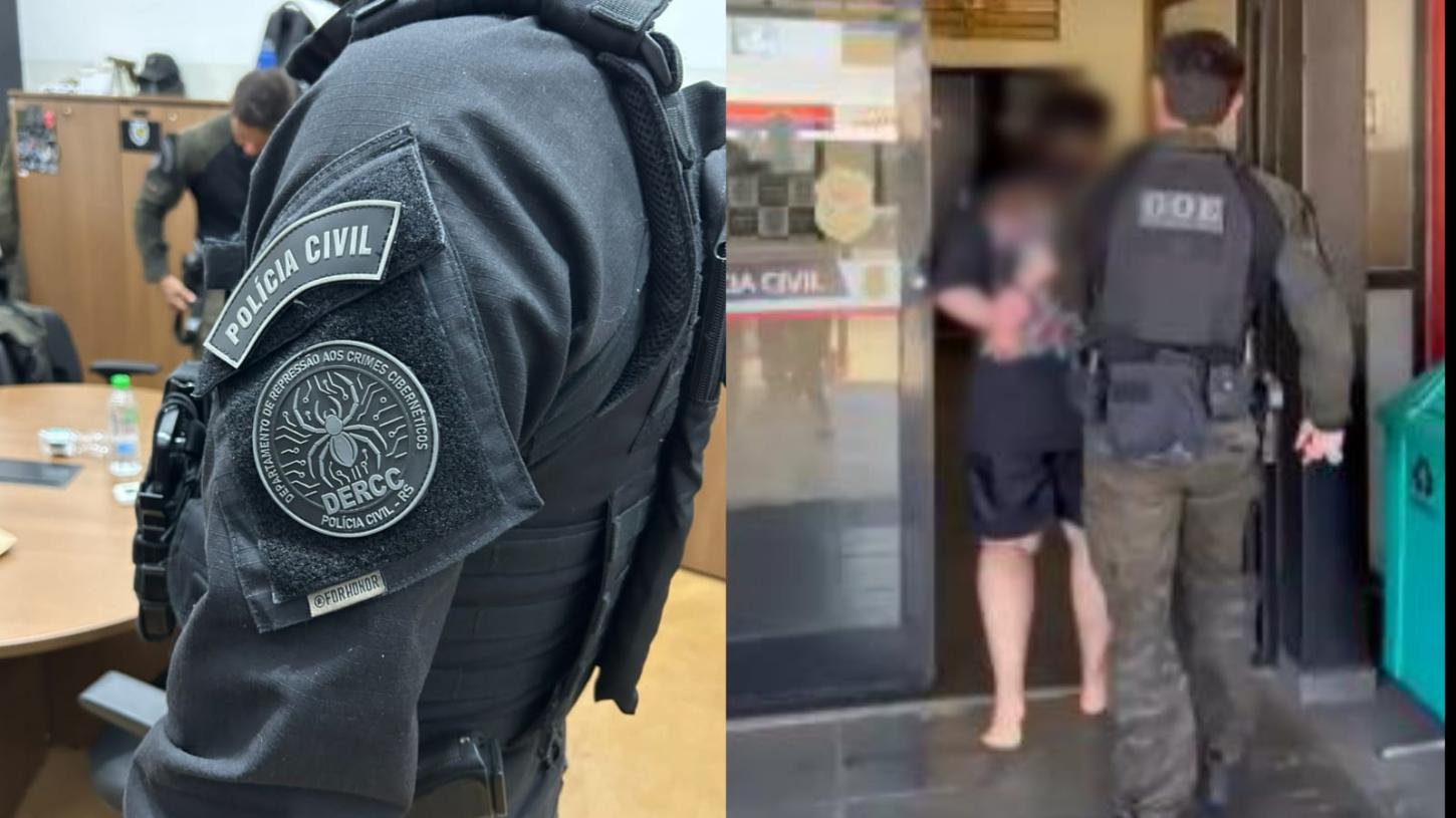 Acusado de cometer crimes cibernéticos é preso pelo Dercc do RS em Franca