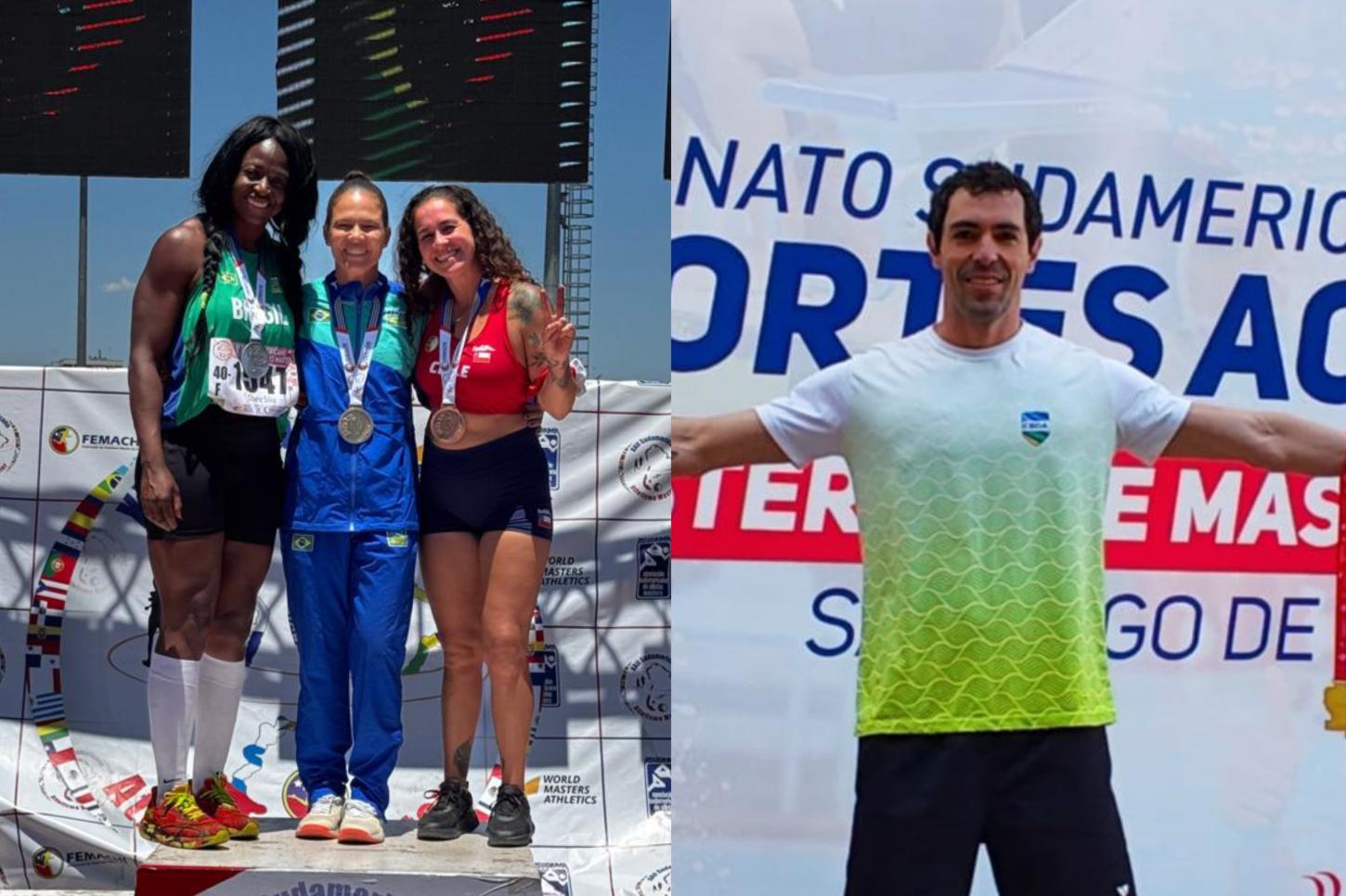 Atletismo e natação conquistam medalhas no Sul-Americano no Chile