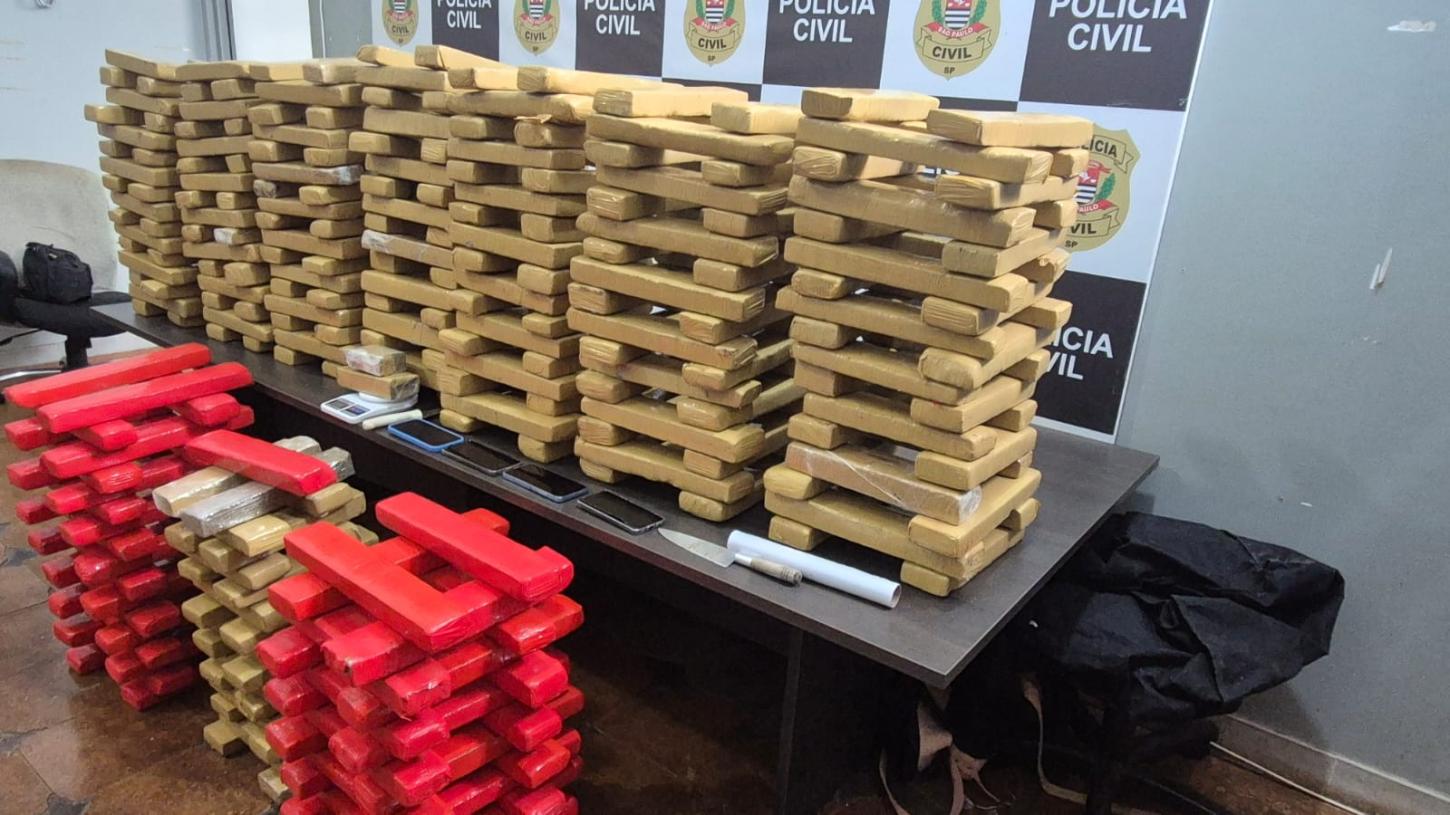 DISE de Ribeirão Preto prende homem em Franca com 333 tijolos de maconha