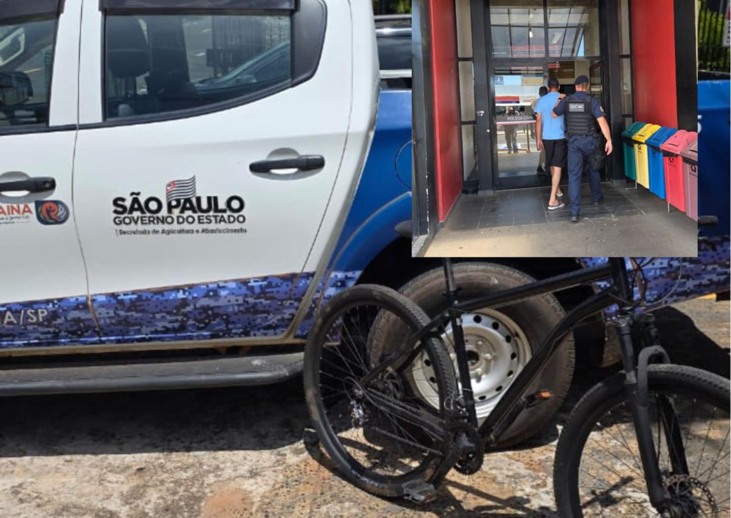 GCM recupera bicicleta furtada em Rifaina; autor é morador de Franca