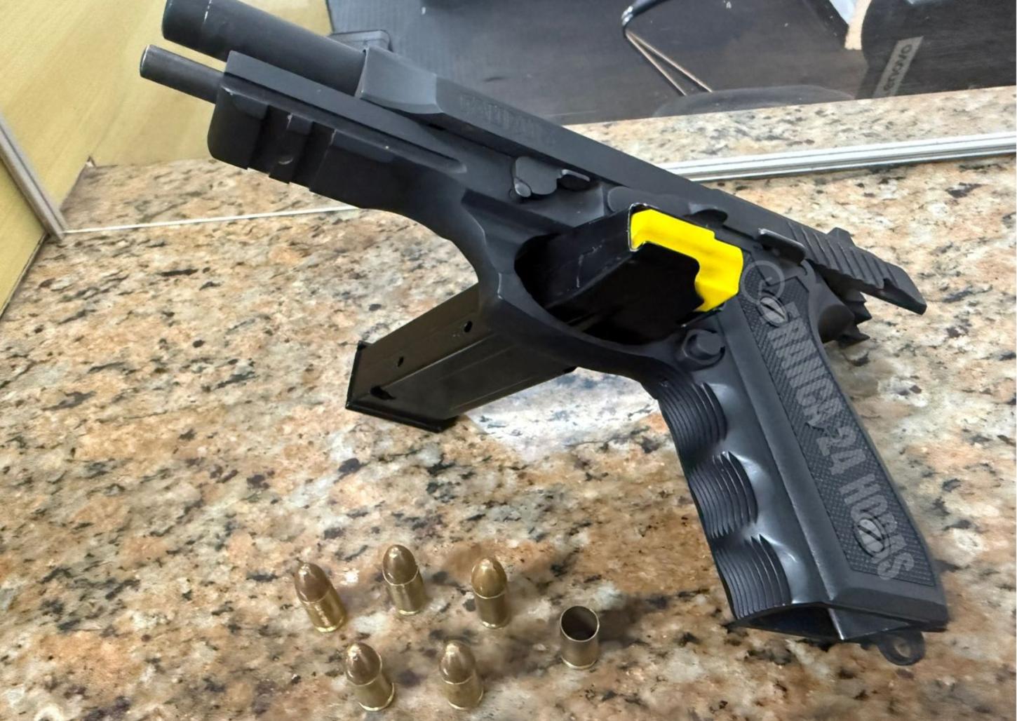 Homem dá tiro em Jeriquara e acaba preso pela PM junto com o amigo