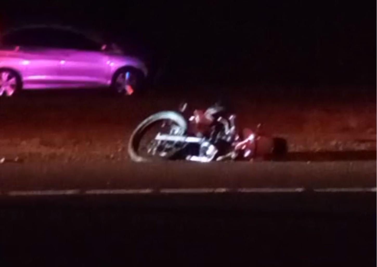 Motociclista fica ferido na rodovia Cândido Portinari