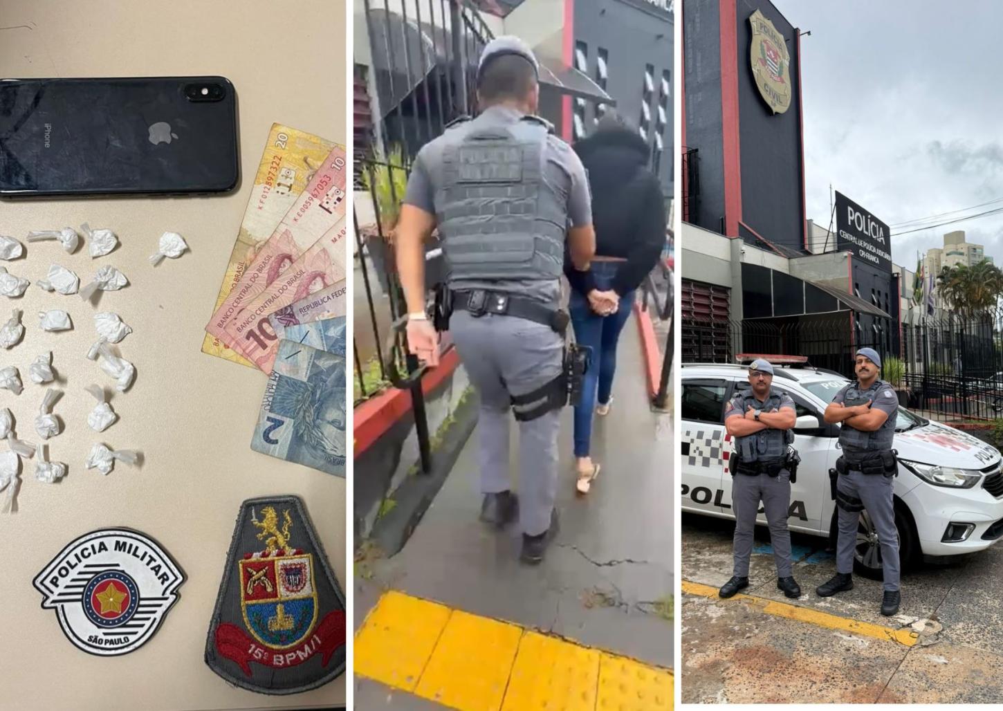 Traficante é presa pela PM no Parque Vicente Leporace