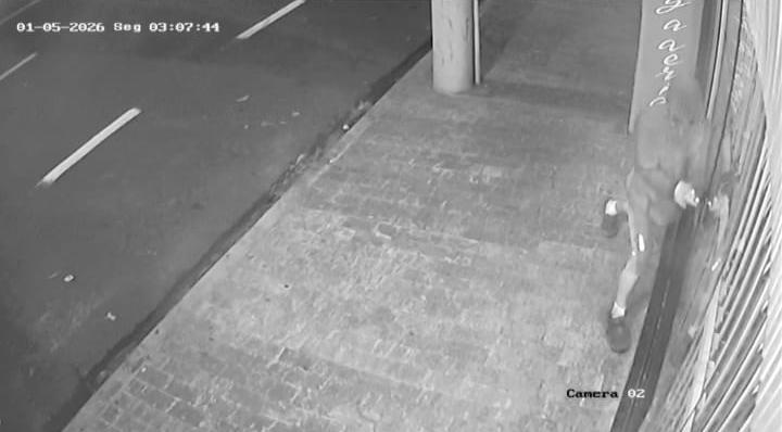 Ladrão arromba salgaderia, furta objetos e deixa prejuízo de R$600