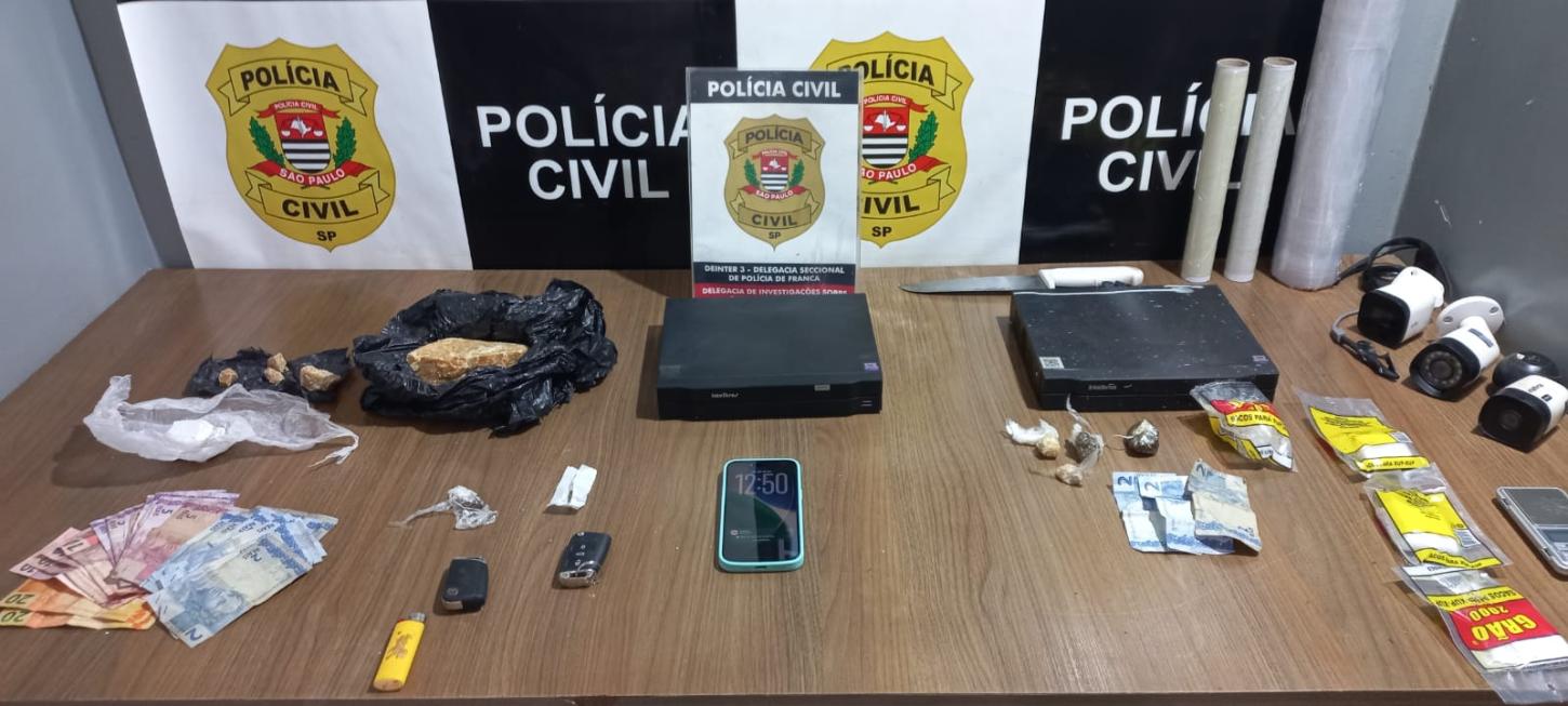 Investigação da Dise leva à prisão de dois traficantes em Itirapuã