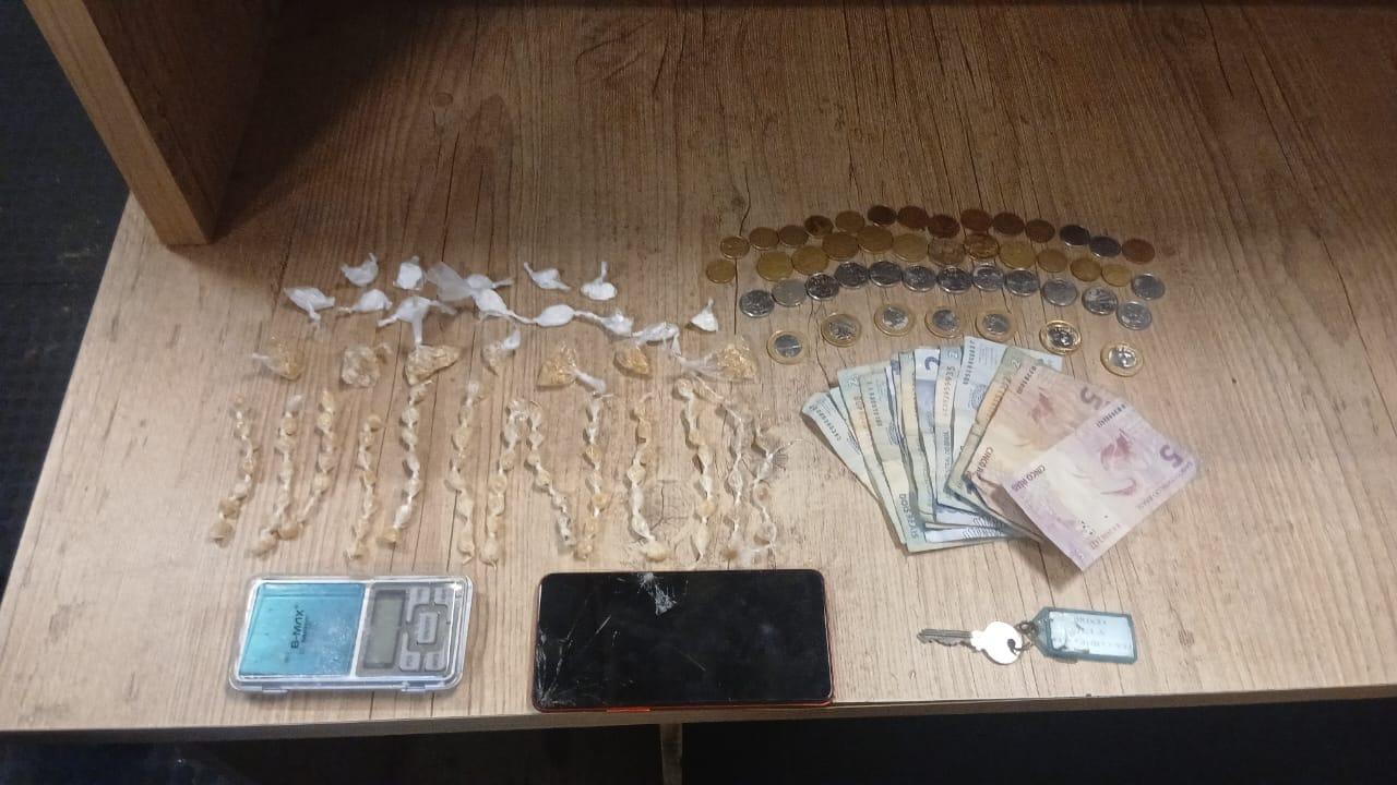 Homem que guardava drogas em ótica é preso pelo Pelotão de Trânsito