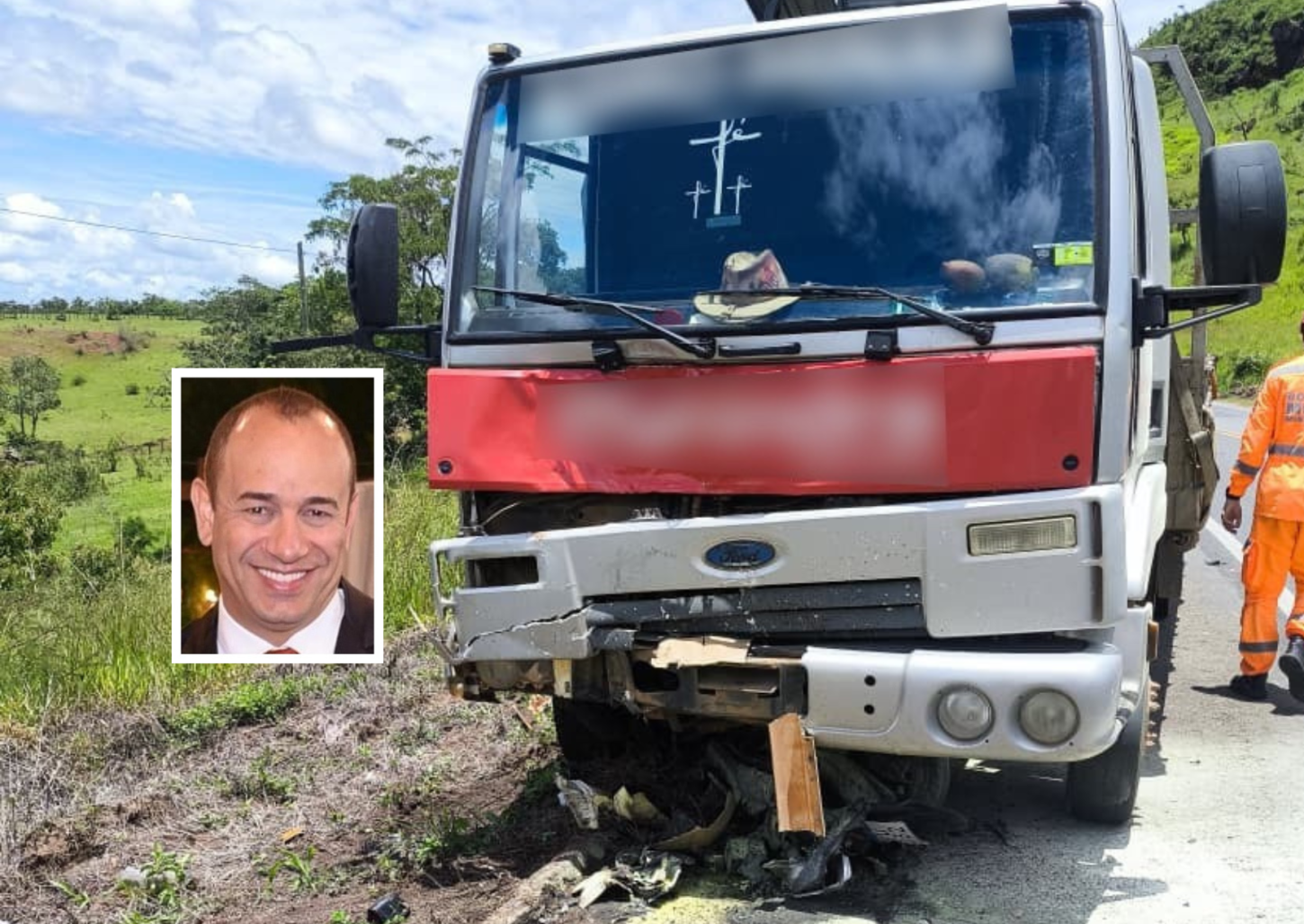 Motociclista morre em colisão com caminhão em São Sebastião do Paraíso