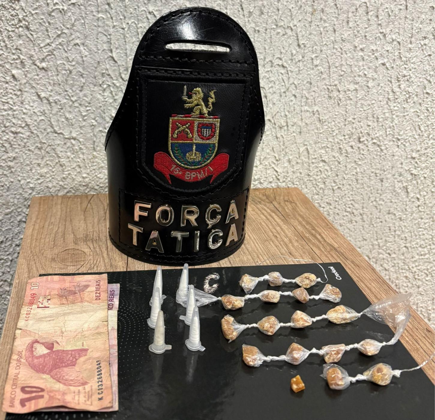 Força Tática flagra adolescente com drogas no Jardim Aeroporto