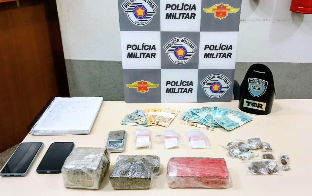 Traficantes são presos pelo TOR com 1,5 kg de maconha