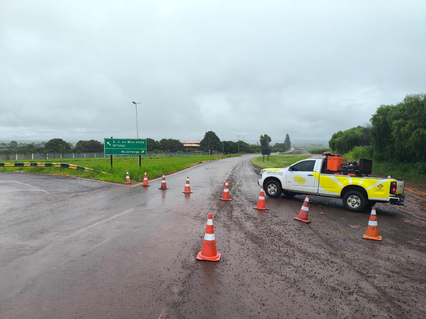 Rodovia que liga São José da Bela Vista e Nuporanga é interditada para obras