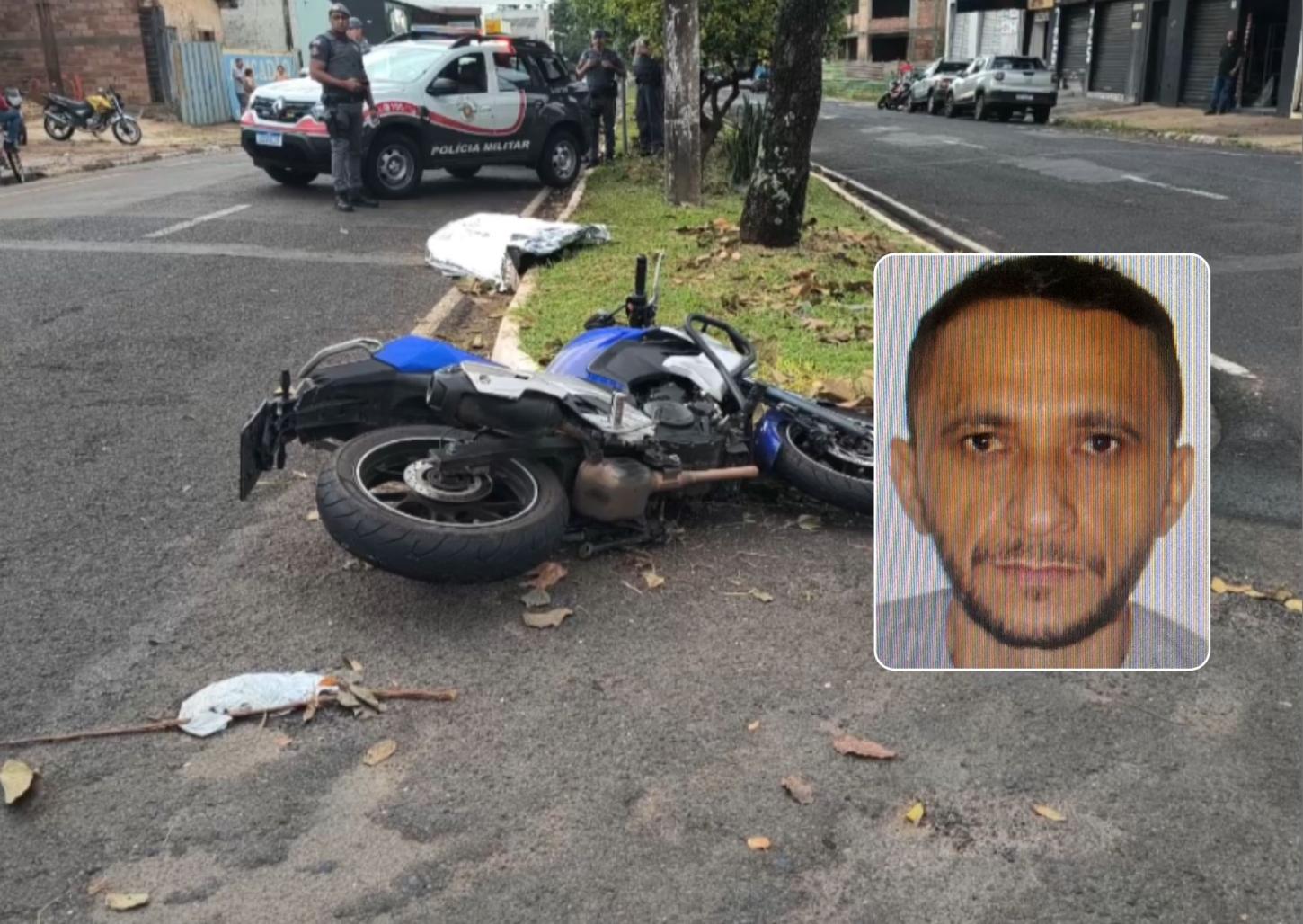 Fio solto causa morte de motociclista na avenida Dom Pedro I
