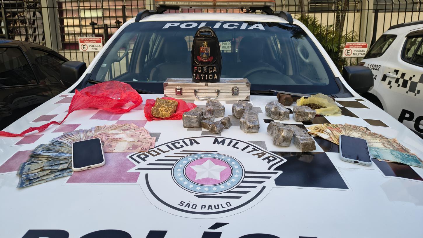 Traficante é preso durante operação da Força Tática no Jardim Aeroporto