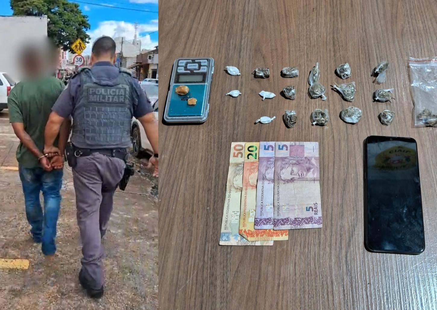 Adolescente traficante tenta fugir da PM, mas é apreendido no Miramontes 