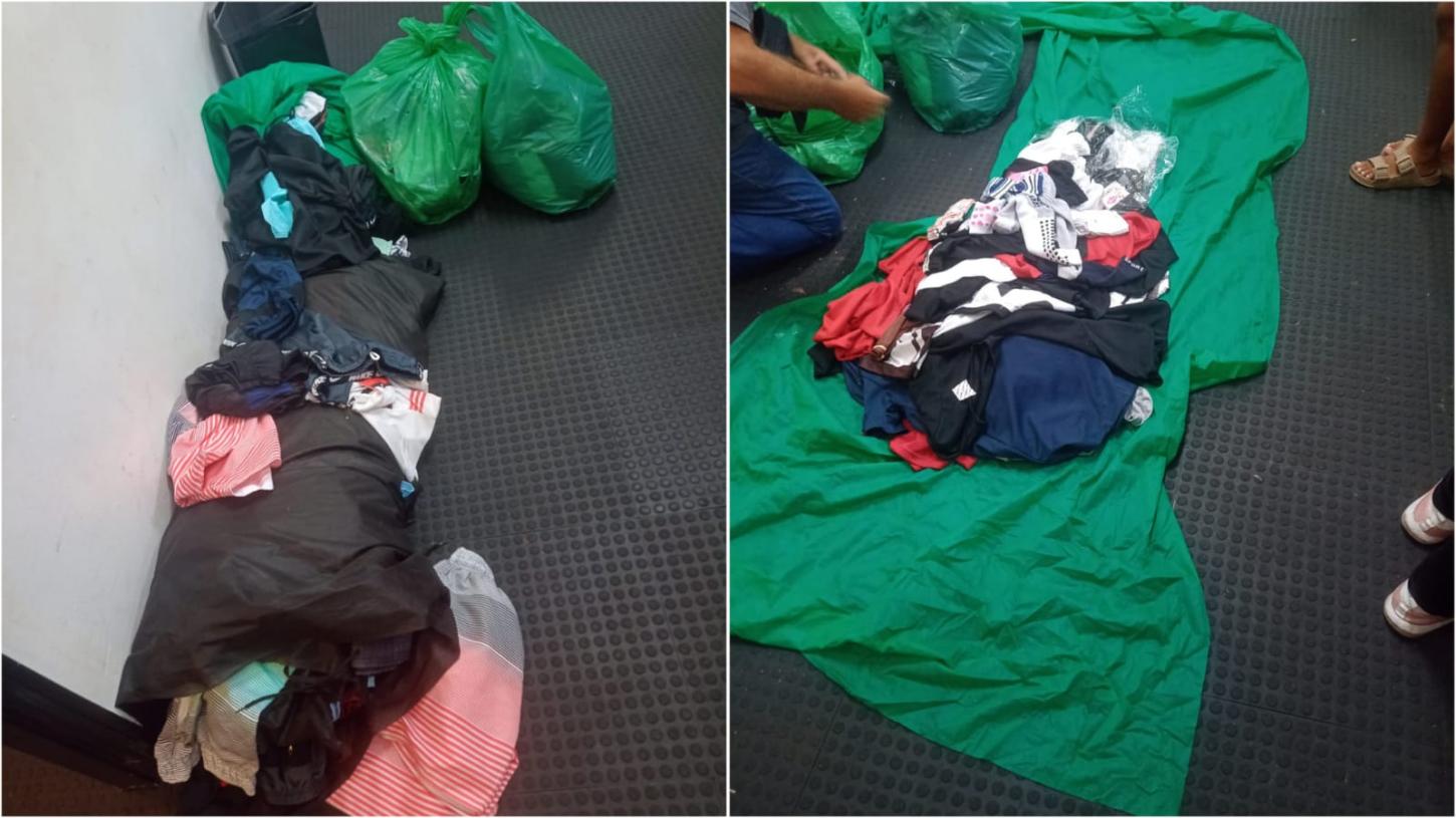 Ambulante é detido por desacato após vender roupas falsificadas no Centro