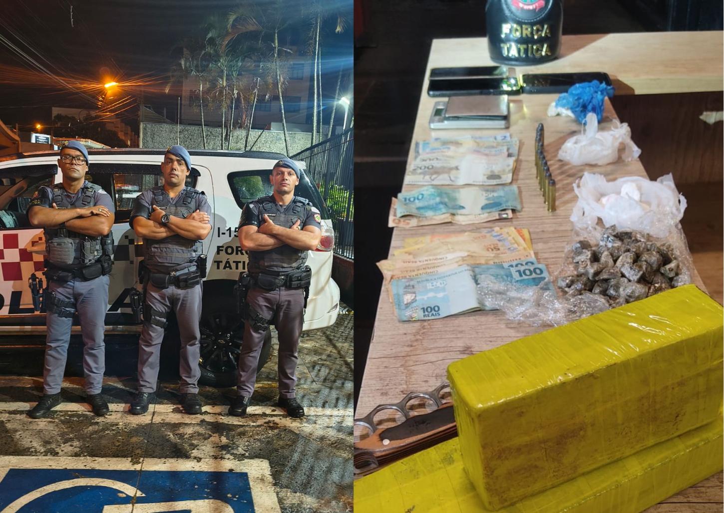 Dois traficantes são presos pela Força Tática no Olavo Pinheiro