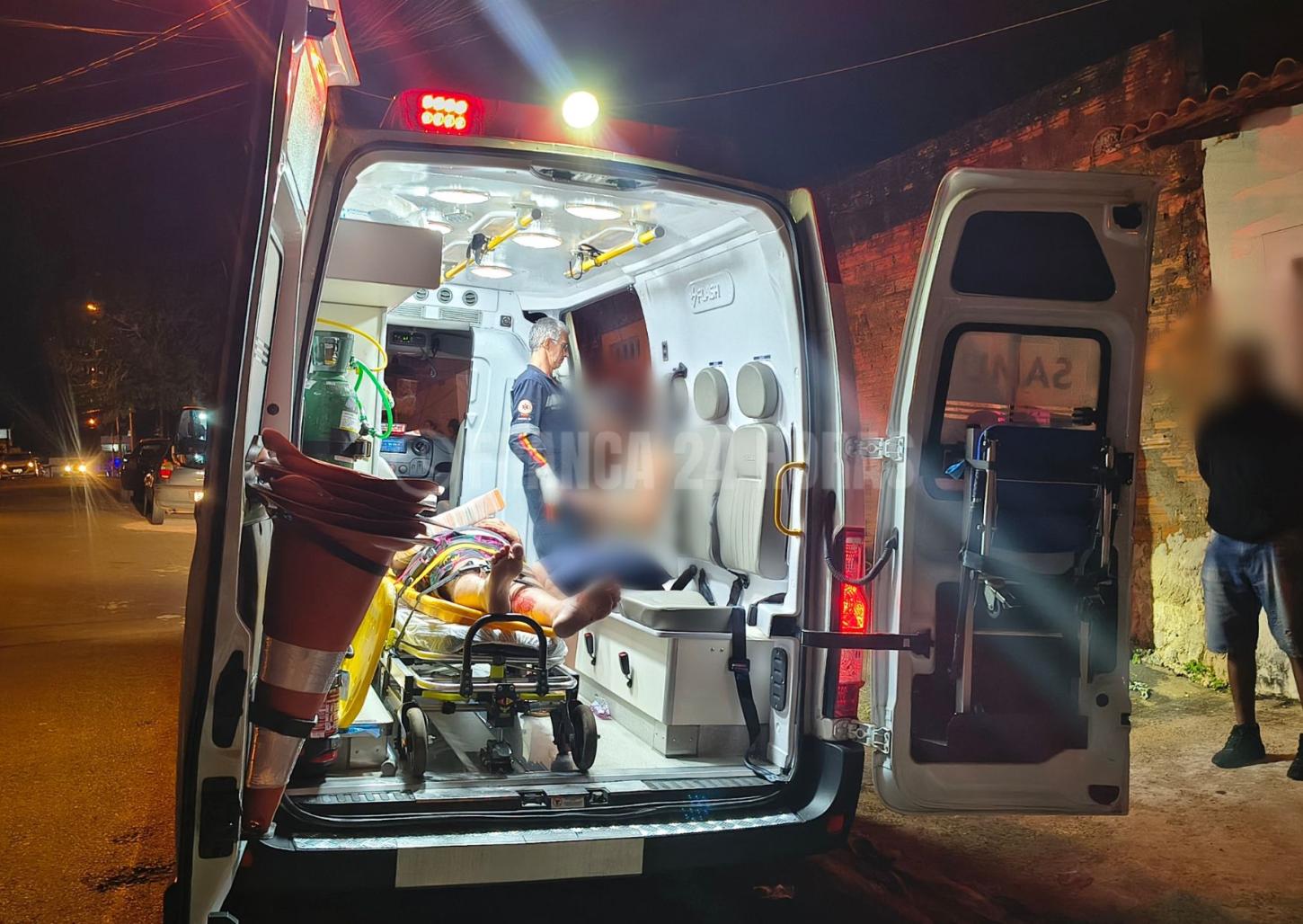 Homem é espancado por quarteto encapuzado no Jardim Luiza