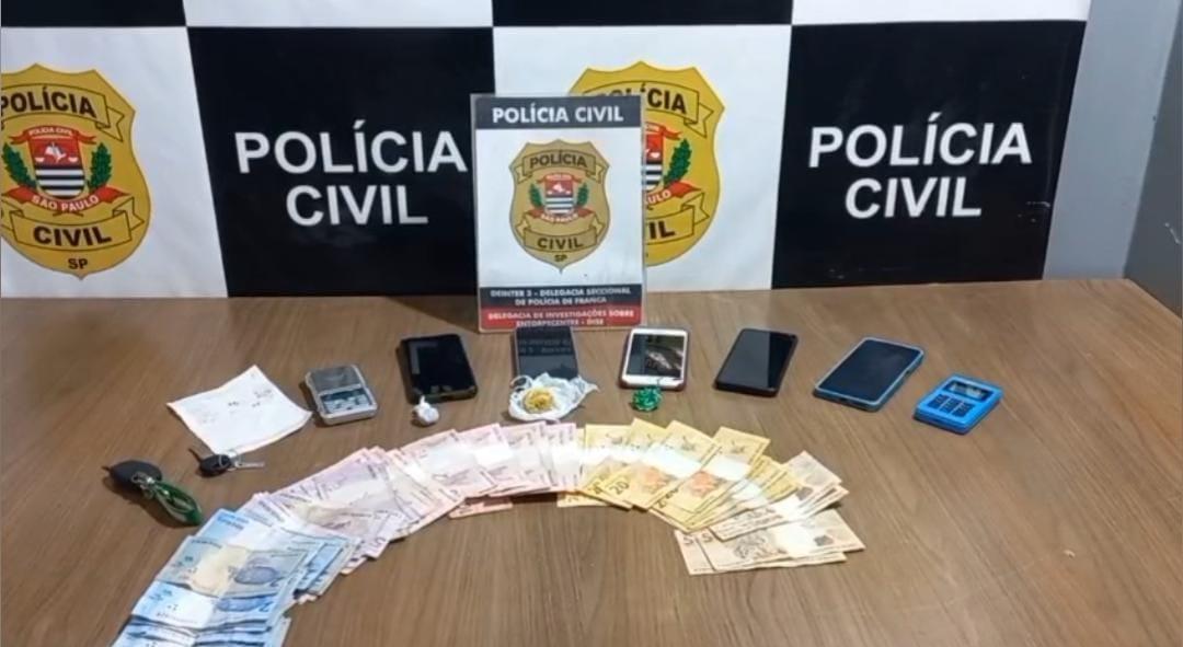 Homem é preso pela Dise com drogas e veículos usados no tráfico