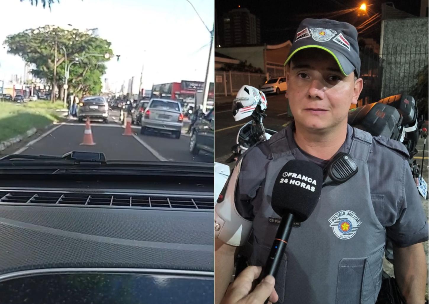 Idosa é atropelada por carro na avenida Orlando Dompieri