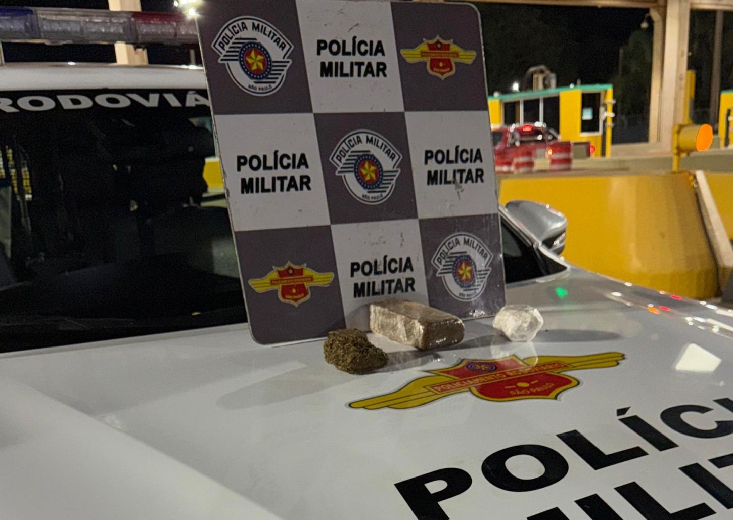 Foragido da Justiça é capturado pelo TOR com drogas na Portinari