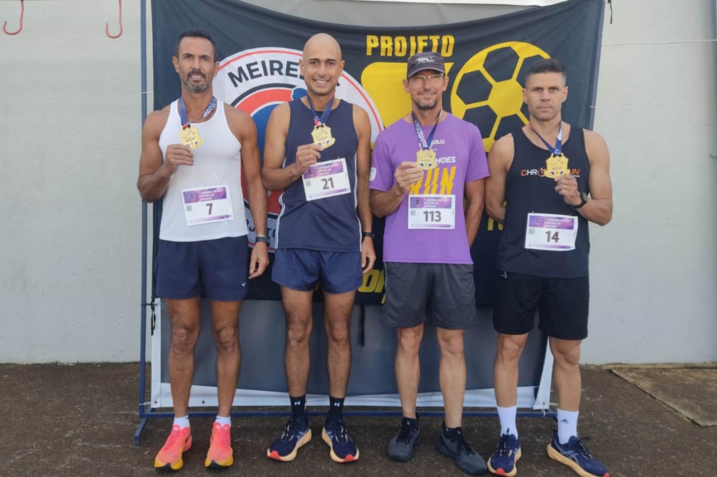 PMs de Franca sobem ao pódio em corrida disputada em Minas Gerais