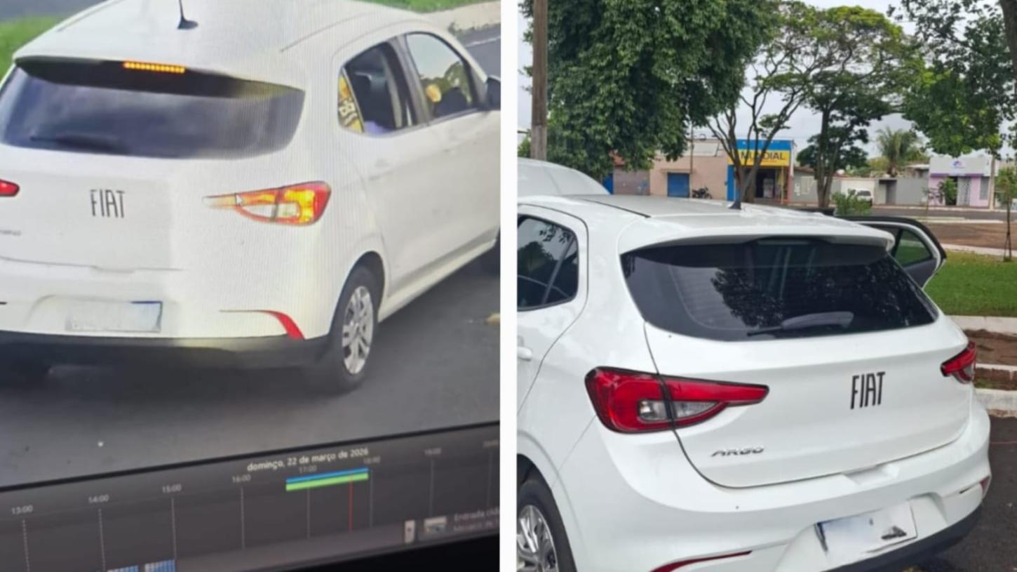 Veículo com placas clonadas é apreendido pela GCM e PM em Rifaina