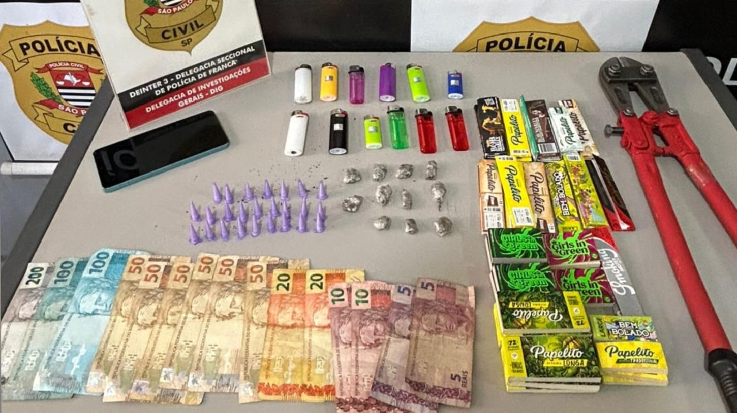 Homem é preso com drogas e itens furtados durante operação da DIG