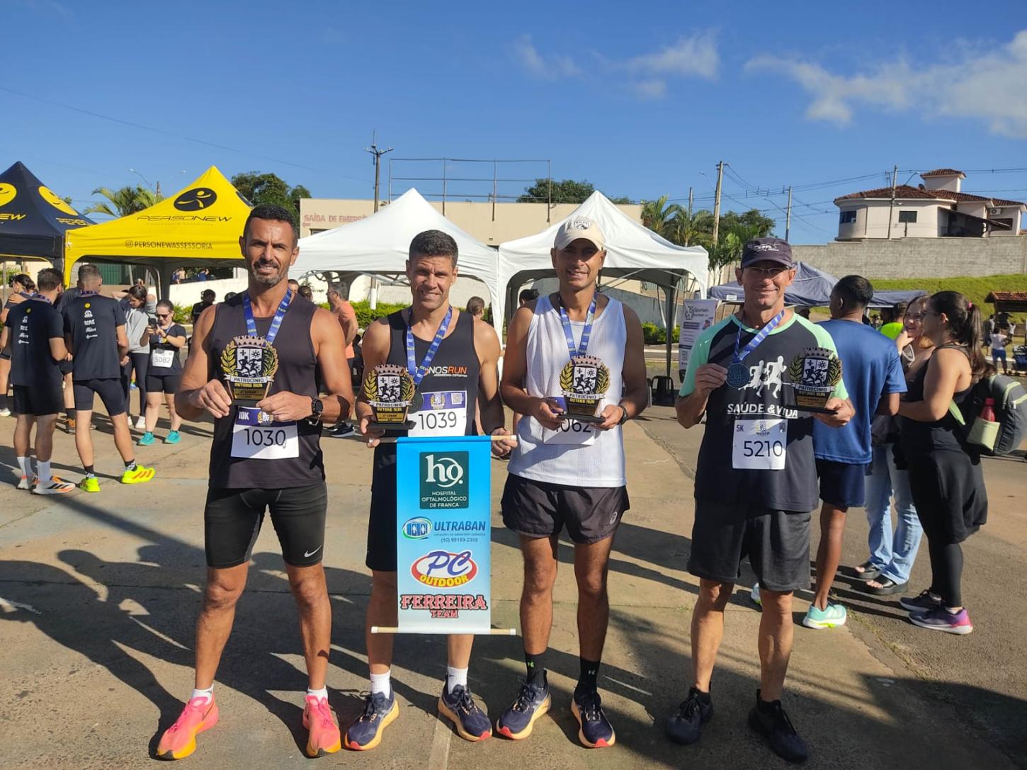 Policiais de Franca garantem pódio em corrida de Patrocínio Paulista