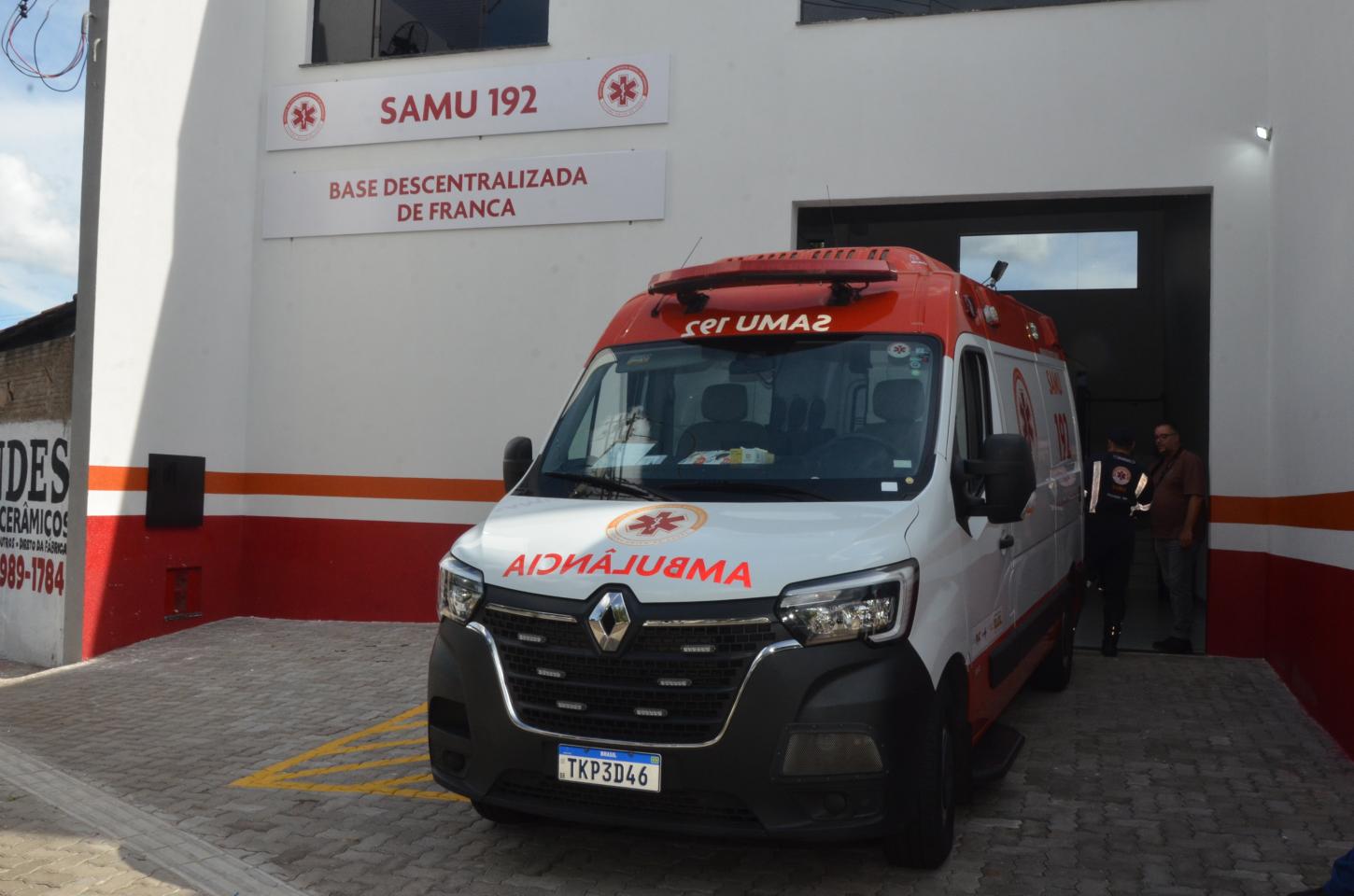 Samu inaugura base descentralizada na zona sul de Franca