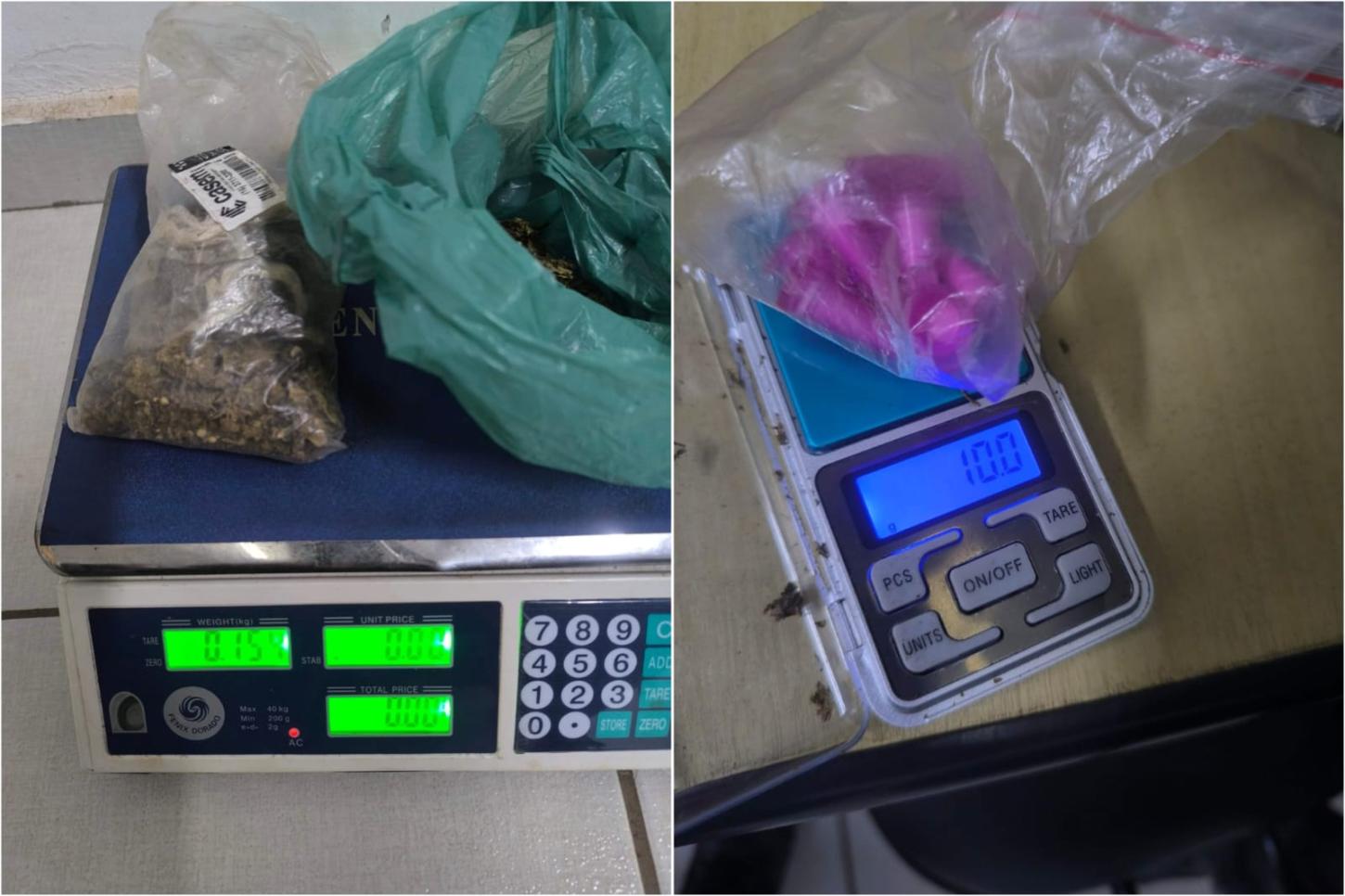 Policiais militares localizam maconha, haxixe e cocaína no Jardim Cambuí