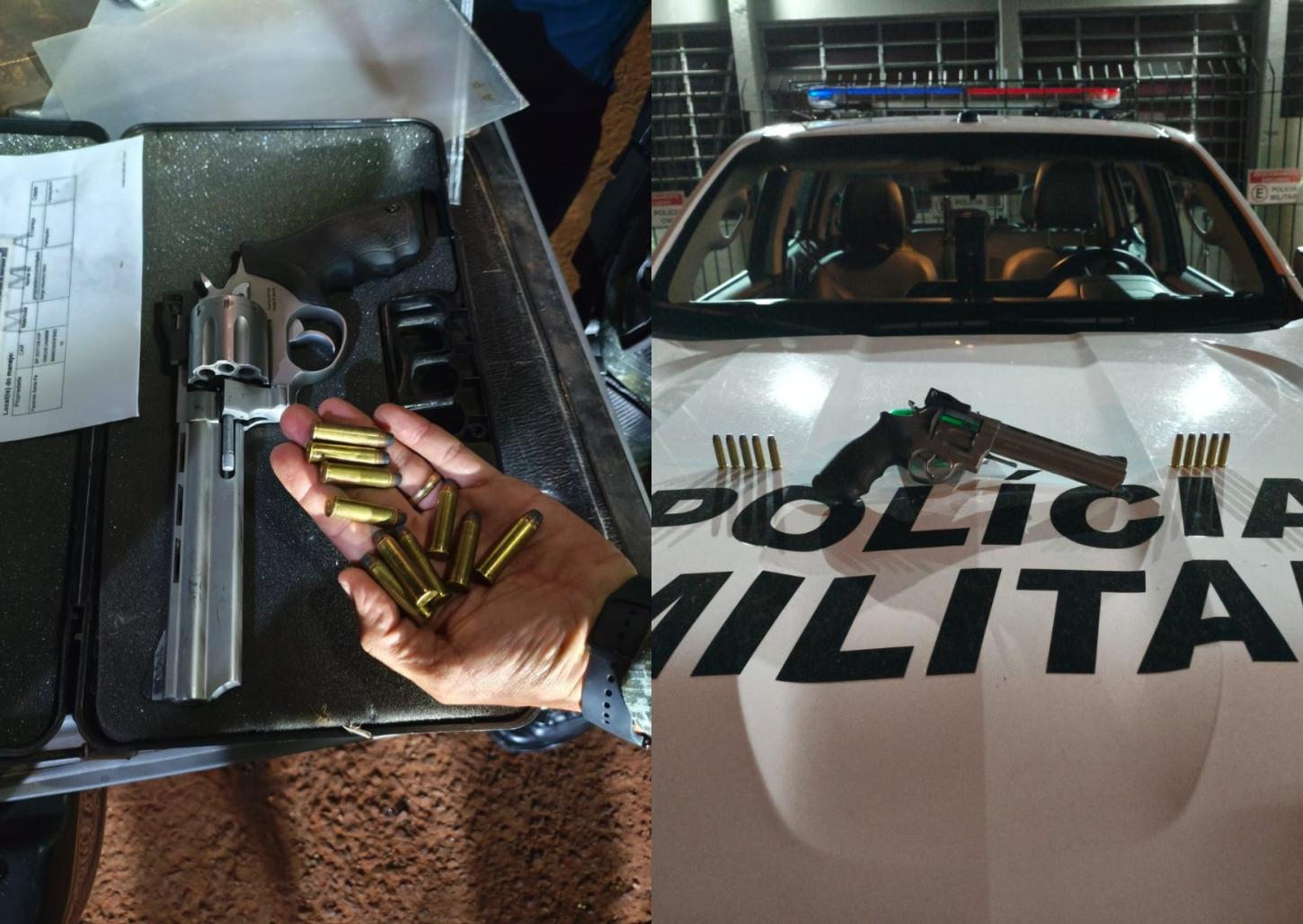 Homem é detido pela Polícia Ambiental por porte ilegal de arma de fogo 