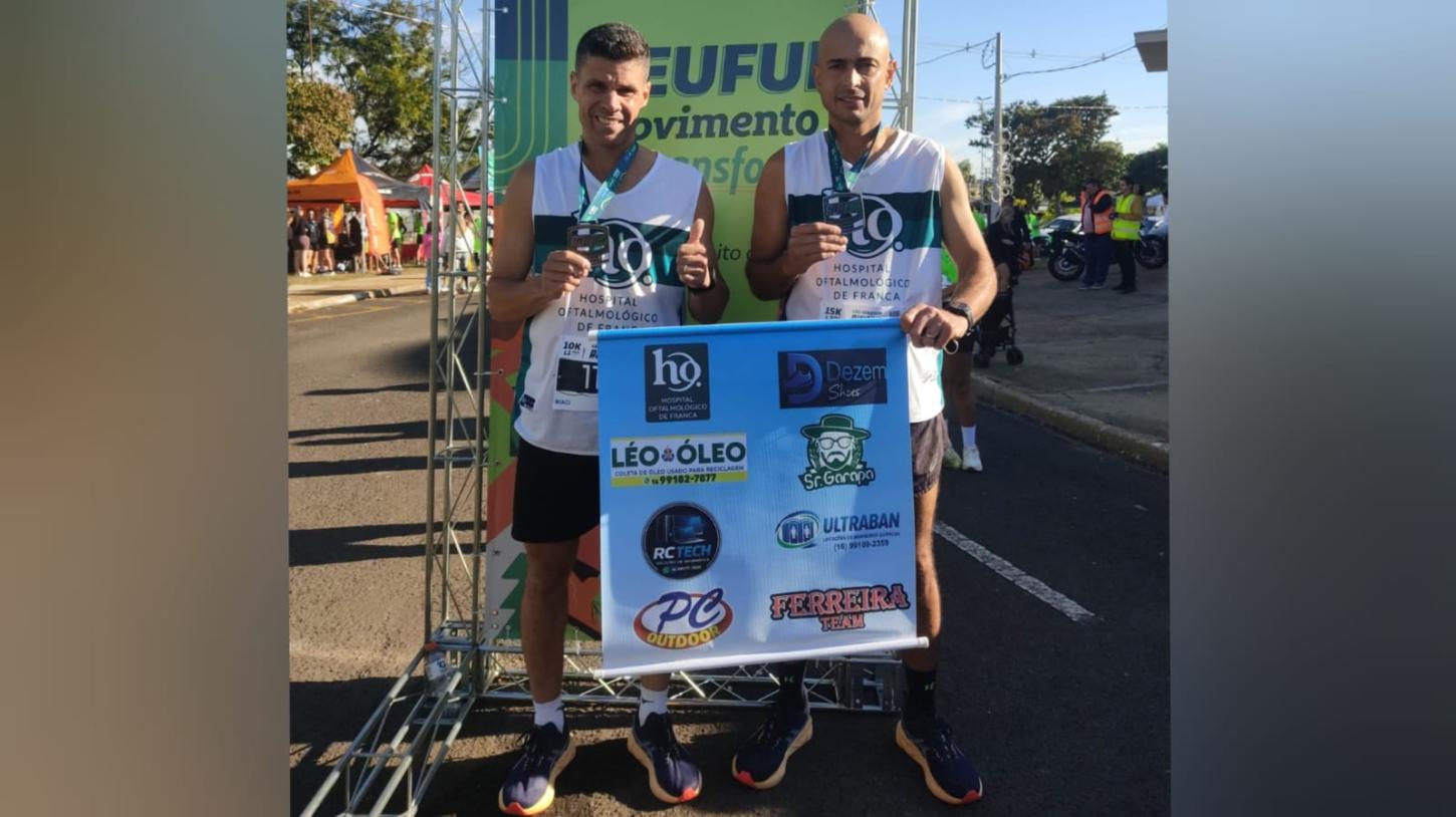Policiais militares se destacam em corrida de rua em Franca