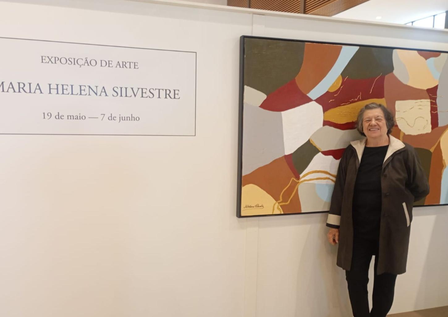 Maria Helena Silvestre expõe artes no shopping 