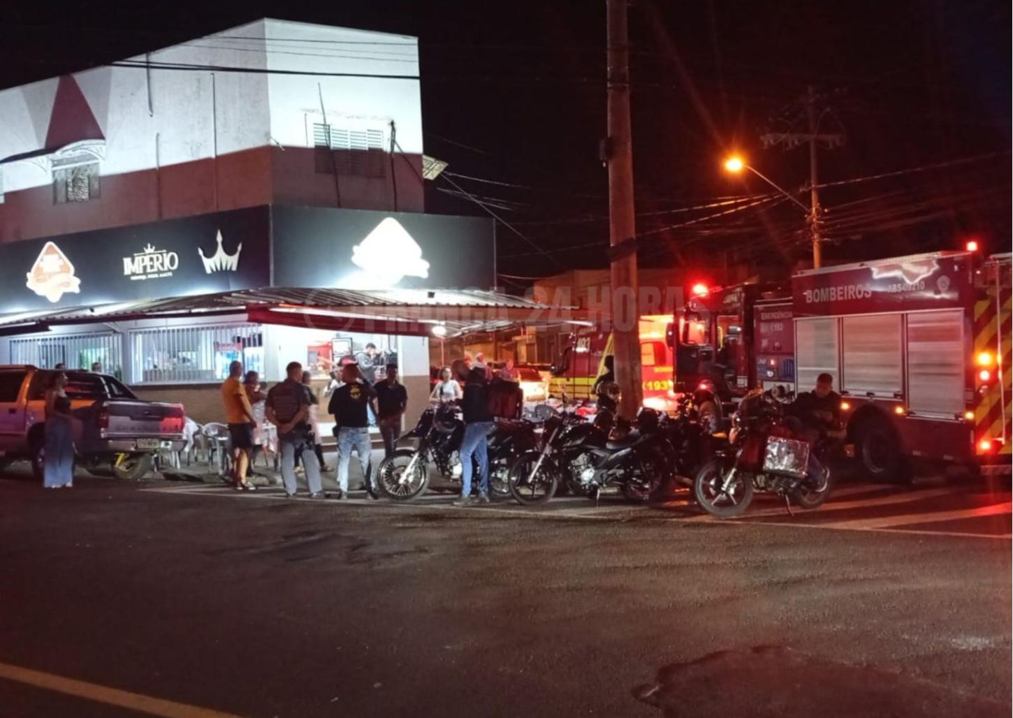 Princípio de incêndio em pizzaria mobiliza o Corpo de Bombeiros 