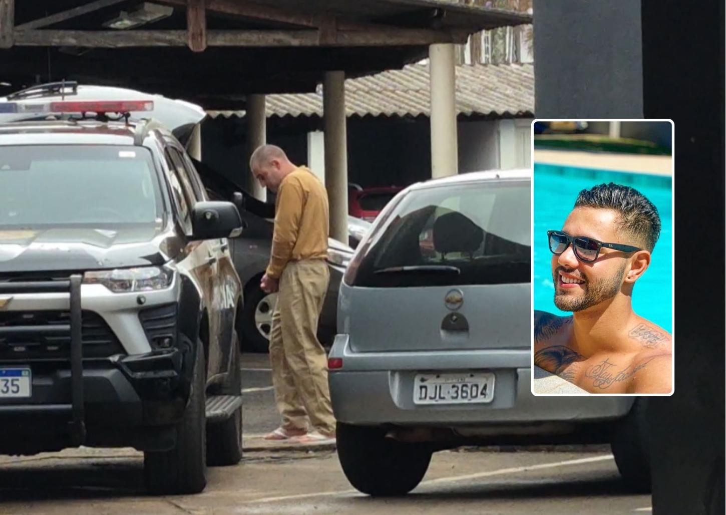 Acusado de matar Mikael presta depoimento e volta para a cadeia 