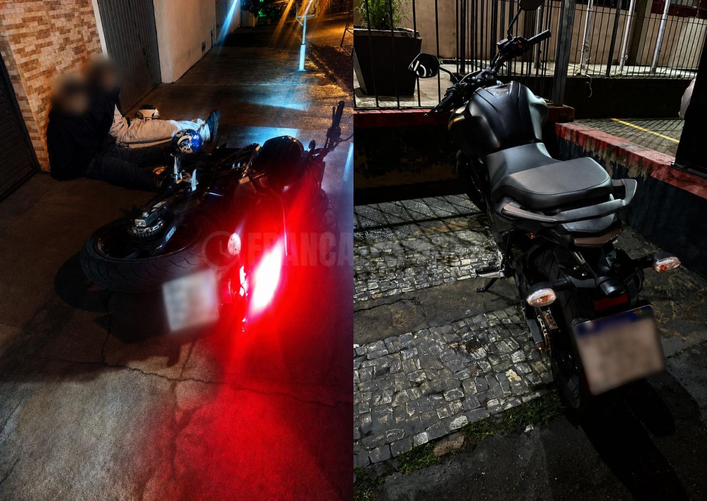 Adolescentes tentam fugir da PM, mas são detidos com moto adulterada