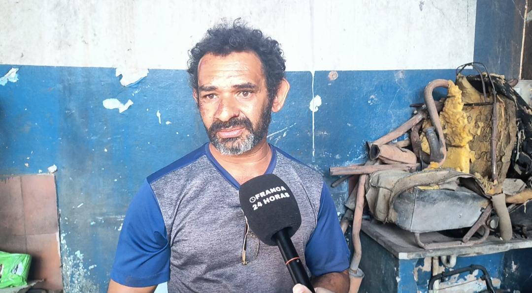 Família faz campanha para reconstruir oficina destruída por incêndio 