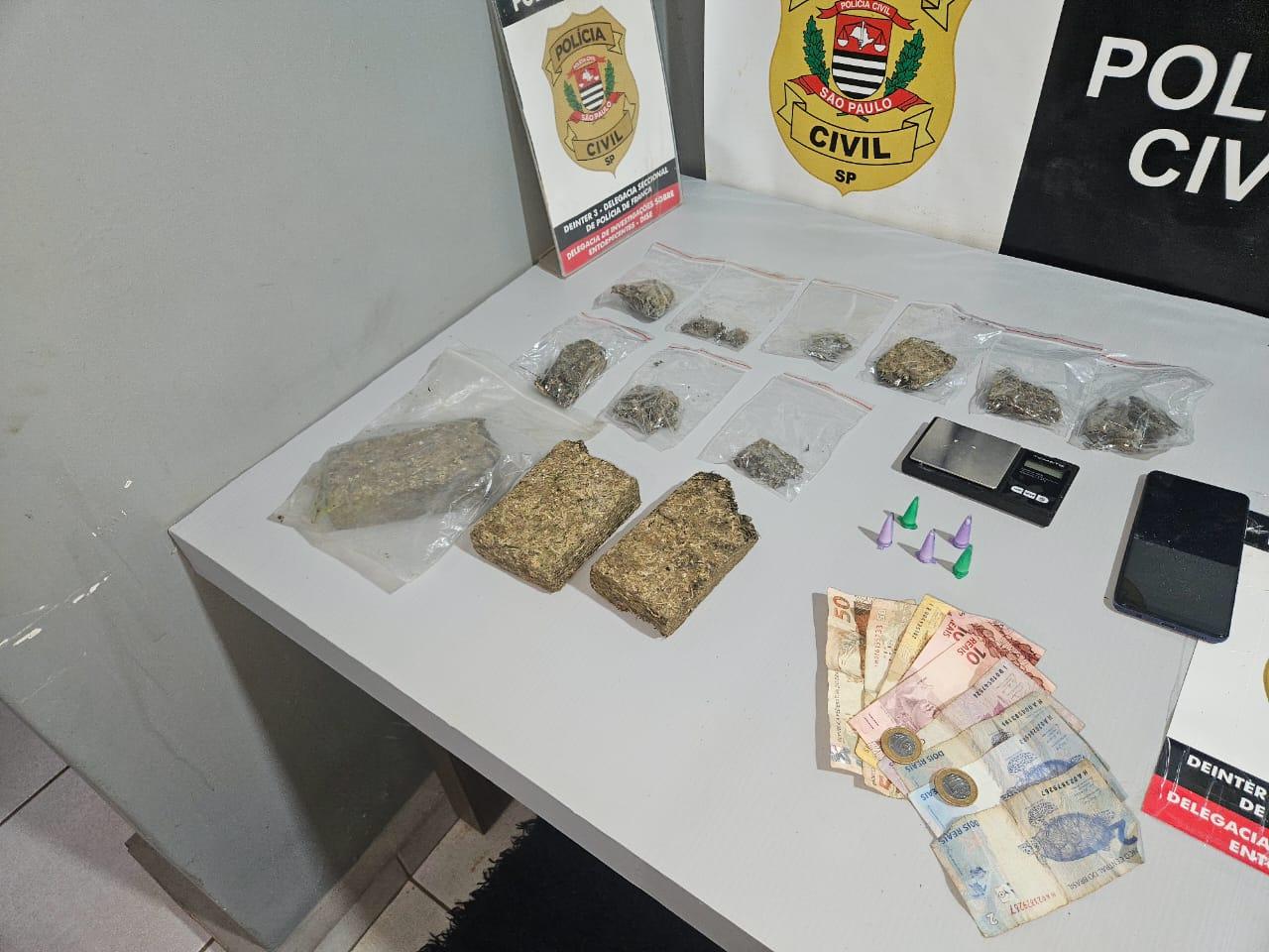 Homem é preso por tráfico de drogas no Parque do Horto