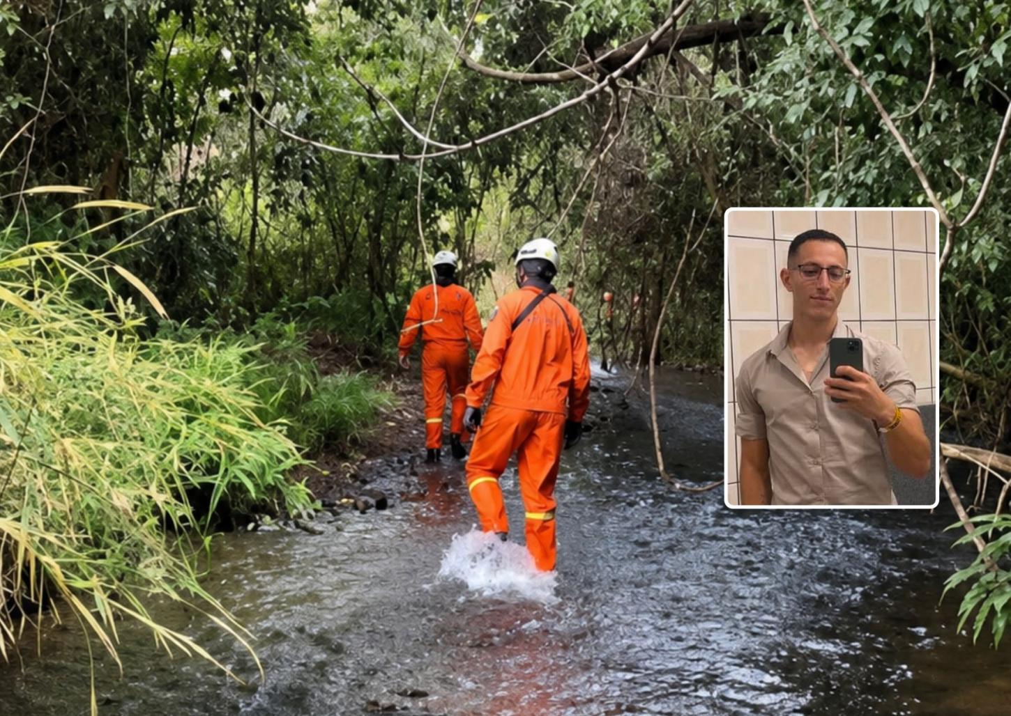 Mau tempo prejudica as buscas por jovem desaparecido em parque