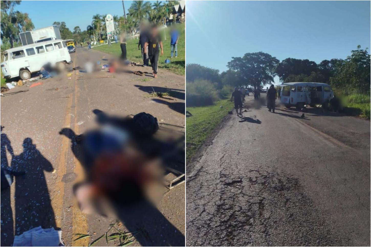 Mulher morre em capotamento de Kombi; motorista sem CNH é preso