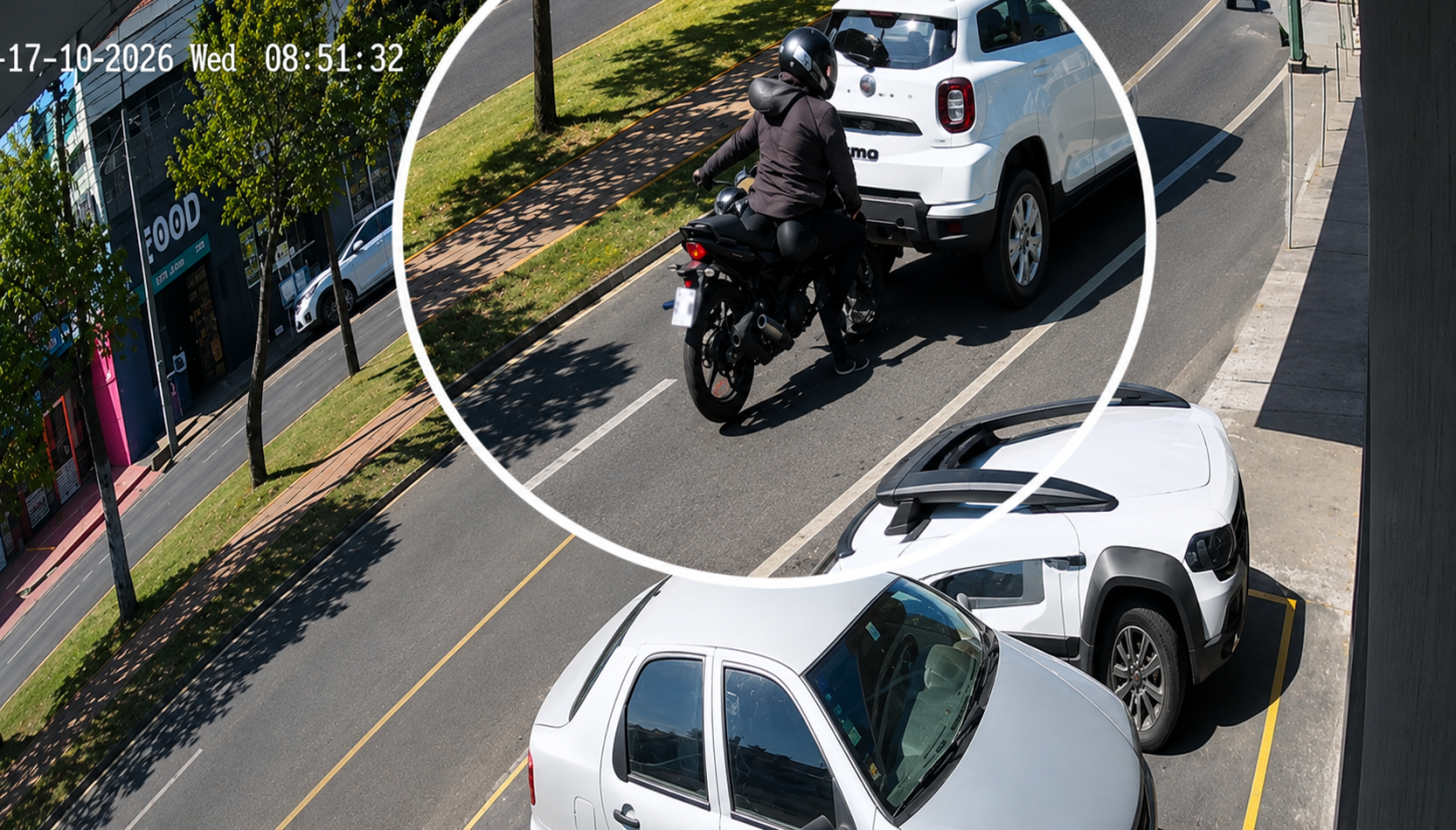 Motociclista bate em carro parado na avenida Moacir Vieira Coelho 
