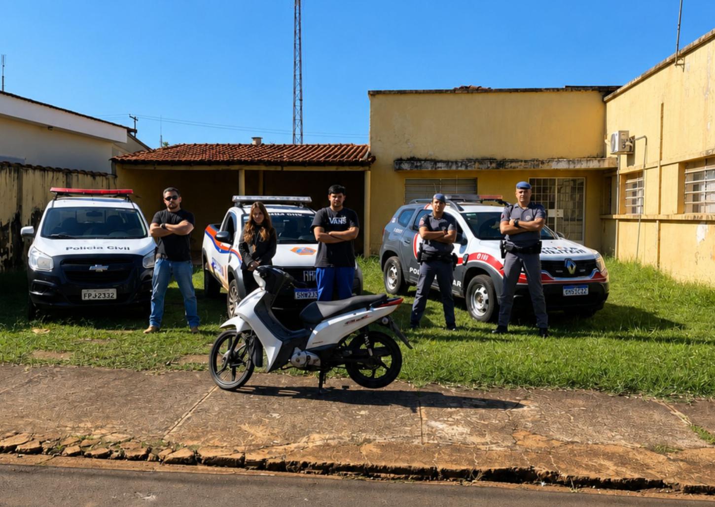Operação apreende pés de maconha e recupera moto em São José da Bela Vista