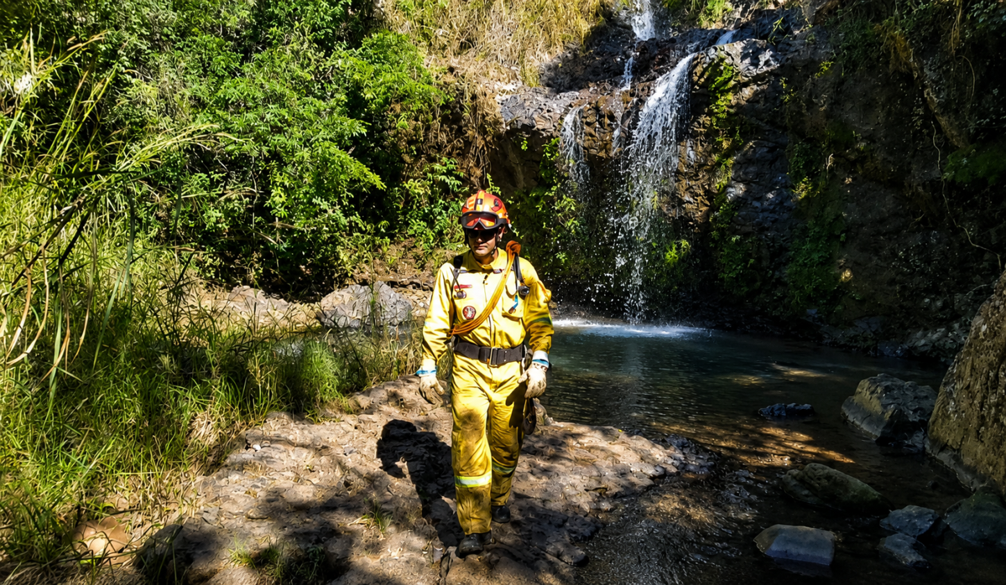 Bombeiros intensificam buscas por Tiago Pereira em cachoeira 